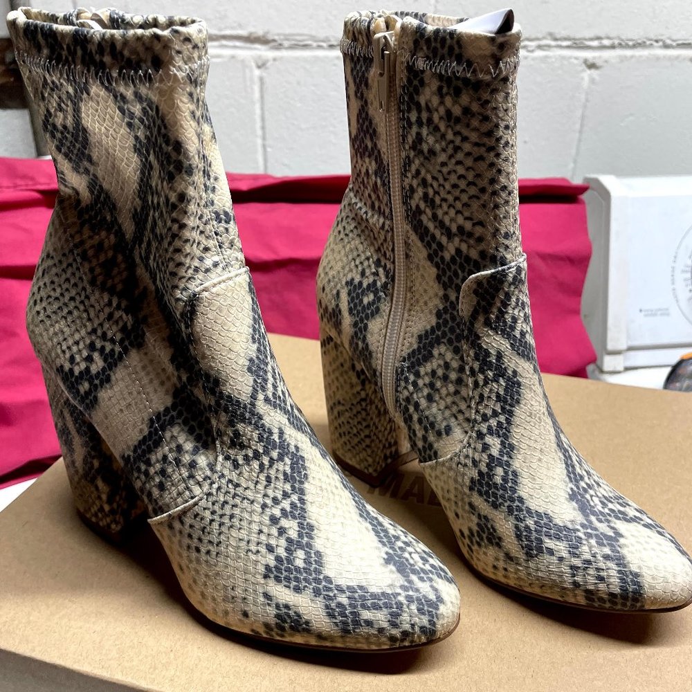 Steve Madden Reggie boot Natural Snake